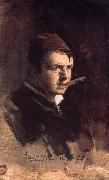Anders Zorn, Self-portrait with fez